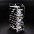 thumbnail image 3 of 3,5 pulgadas acrílico Duro soporte organizador caja para HDD unidad de sólido - 10 piso Yotijar Soporte de disco duro, 3 of 9