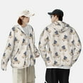 thumbnail image 4 of Fotbe Hippos Driving A Car Chaqueta con Protección Solar UPF 50+ para Hombre y Mujer, Camisa con Capucha y Bolsillos-3X-Large, 4 of 7