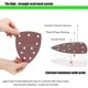 thumbnail image 3 of Sandpaper Triangles, 60pcs 10* (p40/60/80/120/180/240), (105 Mm X 152 Mm), 3 of 5