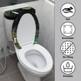 thumbnail image 3 of Yuyamidu Hummingbird Toilet Seat Covers with Elastic Edge Boho Flower Blossom Toilet Lid Covers Fashion Toilet Tank Lid Cover Decor 2 Pieces Bathroom Accessories Set, 3 of 7
