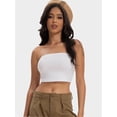 thumbnail image 6 of Women's Basic Casual Strapless Backless Bandeau Tube Top, 6 of 6