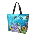 thumbnail image 2 of Zufioo Corals and Tropical Fish for Women's Single-shoulder Shopping Bag, Large-capacity Handbag Storage Bag, Commuter Bag Campus Bag Travel Bag-One Size, 2 of 9