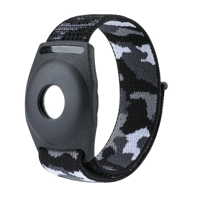 CSChome Étui de Protection pour Tout-Petit Bracelet Respirant Résistant à l'Usure Réglable en Nylon Support GPS Étui de Protection AirTag