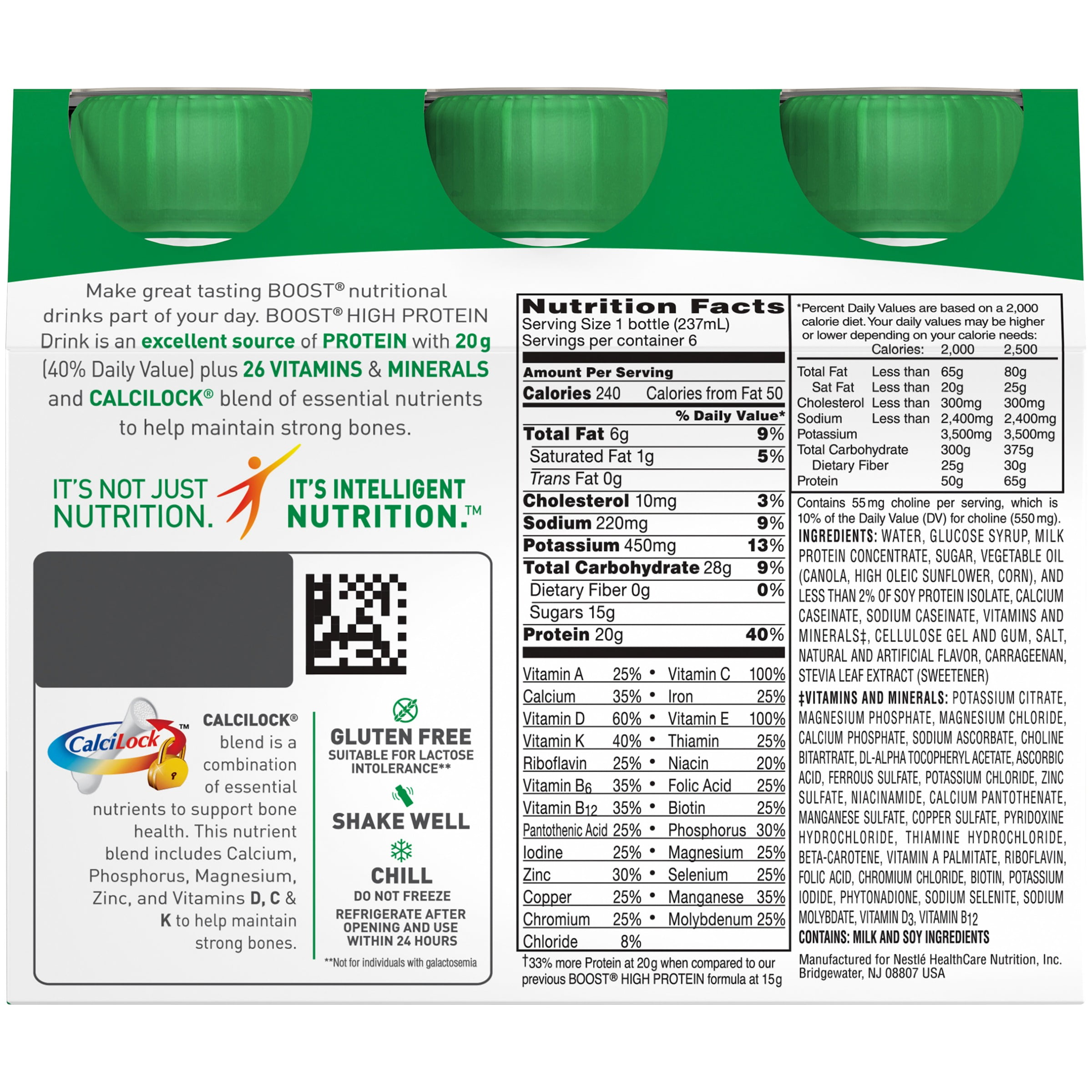 Nestle Boost Nutrition Facts Nutrition Ftempo