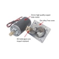 thumbnail image 1 of Motor De Caja De Cambios Eléctrico Con Reducción De Velocidad Reversible, Motor De Engranaje Helicoidal Reversible, Eje De 8mm, 24V70RPM, 1 of 7