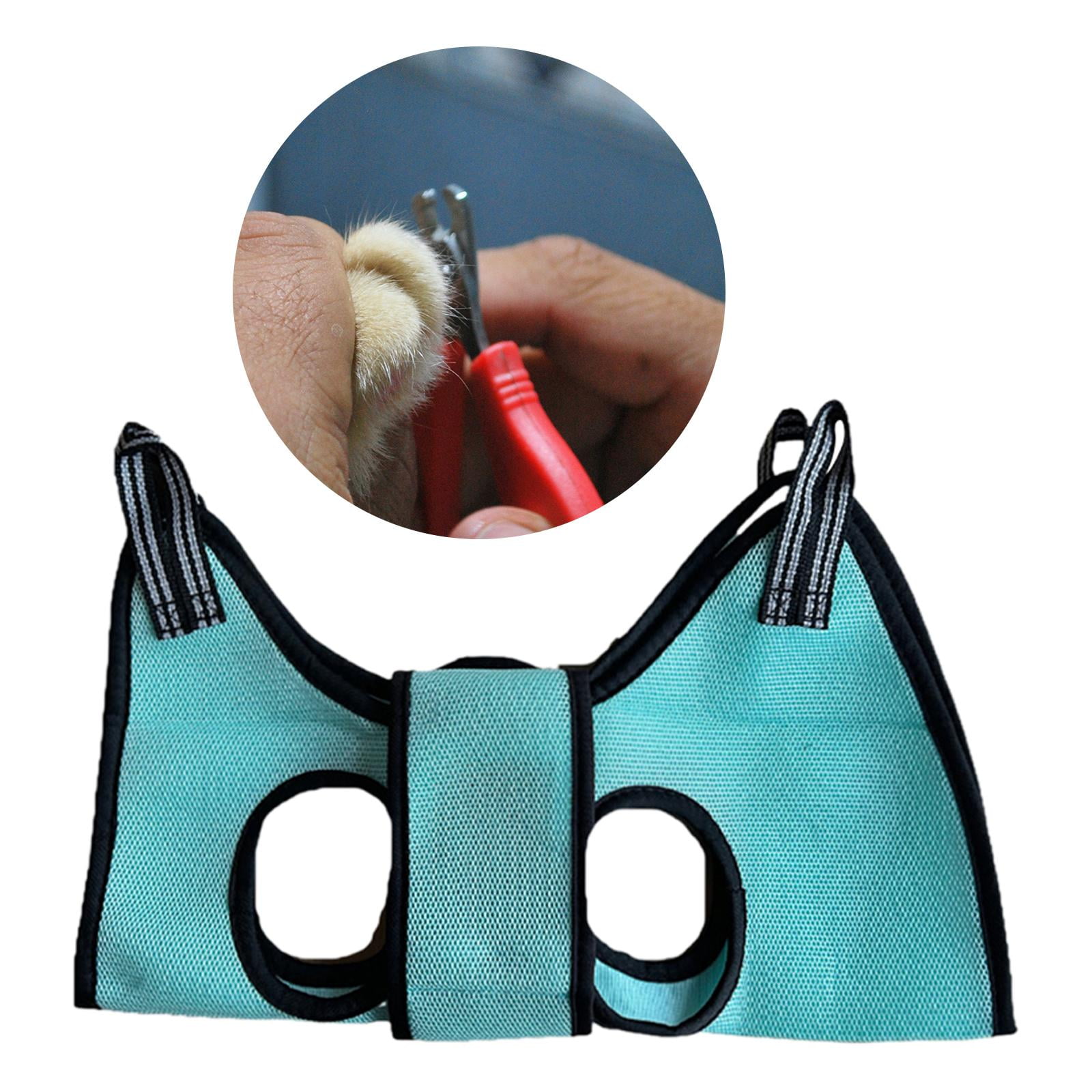 Fzaqwen Dog Grooming Multi Functional Comfortable Pet Cat Grooming Hammock Harness M