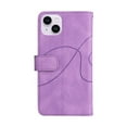 thumbnail image 3 of for iPhone 15 Plus Wallet Phone Case with 9 Card Holder Zipper Pocket, Magnetic Closure Premium Folio PU Leather Flip Case with Wrist Strap for iPhone 15 Plus 6.7inch,Purple,For iPhone 15 Plus, 3 of 16