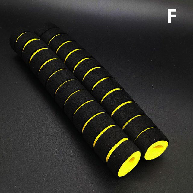 22cm Long Length 2PC/1Pair Bike Racing Bicycle Motorcycle Handle Bar Foam Sponge Grip Cover Non-slip Soft Handlebar He Qiyong unisex