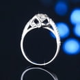 thumbnail image 5 of Apaison 925 Sterling Silver Sparkling 1ct&2 Carat Moissanite Women Ring - Female Wedding Engagement Eternity Jewelry Gift, 5 of 7