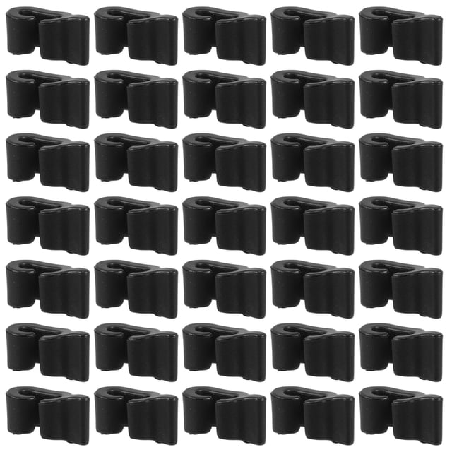NUOLUX 40Ud Ajustables Para Puerta De Jaula De Material Plástico Negro Para Mascotas