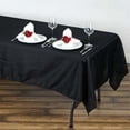 thumbnail image 2 of Efavormart Pack of 5 | 60x102" BLACK Wholesale Linens Rectangle Polyester Tablecloths Banquet Linen Wedding Party Restaurant Tablecloth, 2 of 10