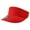 Red, variant on Decky 3015 High Profile Cotton Visors Hat-Black