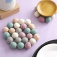 thumbnail image 3 of Wool Felt Beads-Felt Pom Poms-Felt Crafting Beads-Felt Balls-Felt Garland-DIY Garland-Baby Shower Décor-Nursery Décor-Felted Beads-Crafting (50pcs/2cm), 3 of 6