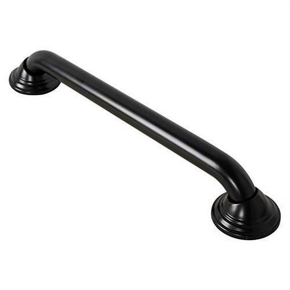 Utopia Alley GB16BK 16 in. Utopia Alley Decorative Shower Safety Grab Bar - Black