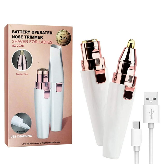 WIFKLSIIPG Tondeuse à Sourcils Électrique 2 en 1 Rasoir pour Femmes Tondeuse à Sourcils pour Femmes Tondeuse à Sourcils Électrique