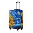 thumbnail image 1 of Fotbe Whimsical Sunflowers Night Sky Funda Protectora para Equipaje, Antirrayones y Resistente a la Suciedad, Compatible con Maletas de 18 a 32 Pulgadas-Large, 1 of 7