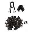 thumbnail image 4 of 50Pcs Vehículo Salpicadero Panel Clip Grapas Sujeción Negro 18mm 6mm Unique Bargains Clips/Remaches/Sujetador, 4 of 4