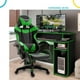thumbnail image 3 of Silla Gamer Escritorio Ergonomica Reclinable verde 6.49 pulg Titano TT-SGSRP, 3 of 7