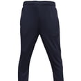 thumbnail image 4 of HVOBTTY Mens Comfy Pajama Set, Summer Pajama Set for Men, Men's Soft Casual Stripe Print Crew Neck Short Sleeve Top and Long Pants Lightweight Outdoor 2 Piece Pajama Set Navy, M, 4 of 5