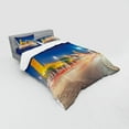 thumbnail image 3 of Ambesonne Urban Bedding Set 3 Pcs, Big Ben Westminster UK, Twin XL, Blue Grey Yellow, 3 of 3