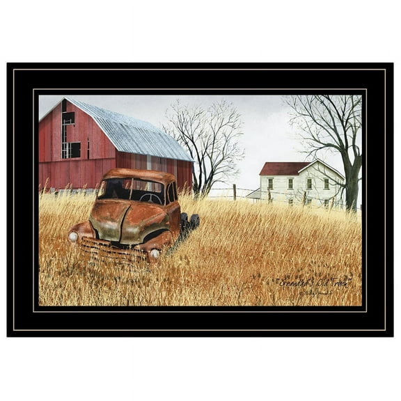 Granddads Old Truck by Billy Jacobs Printed Wall Art Wood Multi-Color