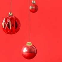 FESTFENDS 100Pcs Round Christmas Ornament Caps Decorative Ball Caps Design for Holiday Crafting Projects