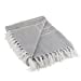 thumbnail image 3 of Design Imports CAMZ10380 Jeté à Fines Rayures - Gris et Blanc, 3 of 10