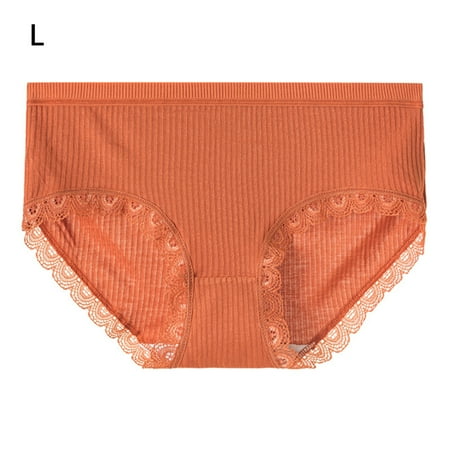 

ABIDE Women Girl Mid-waist Breathable Panty Lace Underwear Briefs Bowknot