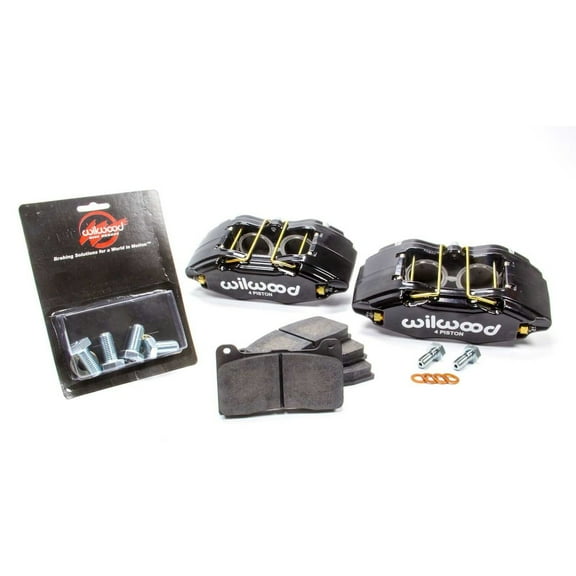 Wilwood Caliper & Pad Kit Front Honda/Acura Black