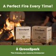 thumbnail image 2 of GreenSpark Natural Fire Starters for Grill, Smoker, Pizza Oven,BBQ,Fireplace, Wooden & Pellet Stove, Fire Pit, Long Burn, Waterproof,All Weather, Safe for Indoor/Outdoor Use (140 Pcs), 2 of 6