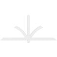 thumbnail image 2 of 84"W x 38 1/2"H x 2"D x 4"F, 11/12 Pitch, Redmond Architectural Grade PVC Gable Bracket, 2 of 8