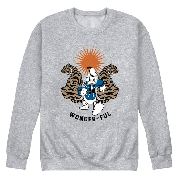Mickey & Friends - Wonder-Ful - Men's Crew Neck Fleece Pullover