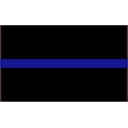 thumbnail image 1 of 5in x 3in Blue Lives Matter Magnet Line Magnets, 1 of 1