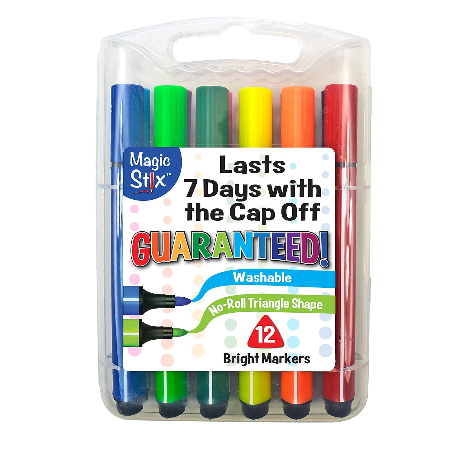 Magic Stix™ Triangular Markers, 12 per Pack, 6 Packs