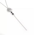 thumbnail image 4 of EOEMY Stainless Steel Set Pendant Necklace Earrings Tree Of Life Necklace 18.1" P757-Black, 4 of 7