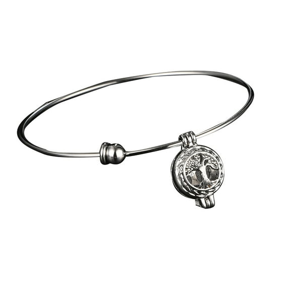 Aroma Essential Oil Diffuser Life Tree Pendant Bracelet Perfume Aromatherapy (#01)