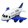 thumbnail image 1 of 6 vehicles Set Passenger Airplane Toy for Children Air Cargo Blue _6 Cars, 1 of 7