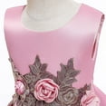 thumbnail image 5 of CUZIBR Girls Dress Children Clothing Girl Flower Dress Children Piano Performance Children Dress Versatile Dailywear For Toddler, 5 of 7