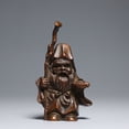 thumbnail image 2 of Antique Bronze Earth Lord Antique Bronze God Statue Ornament Household Crafts, 2 of 8