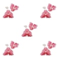 thumbnail image 1 of kurtrusly 50pack/lot Low Maintenance Artificial Decorations Orchids For Wide Range Of Deep pink stripe 5Set, 1 of 6