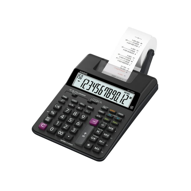 Calculadora de impresión Casio HR-170RC negra