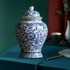 thumbnail image 5 of Jarrón de cerámica con forma de capullo, centro de mesa, adorno para el hogar, regalo para bodas, decoración artística para fiestas. Estilo A, 5 of 9