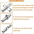 thumbnail image 5 of Exhaust pipe clamp car rim exhaust pipe clamp, 5 of 5