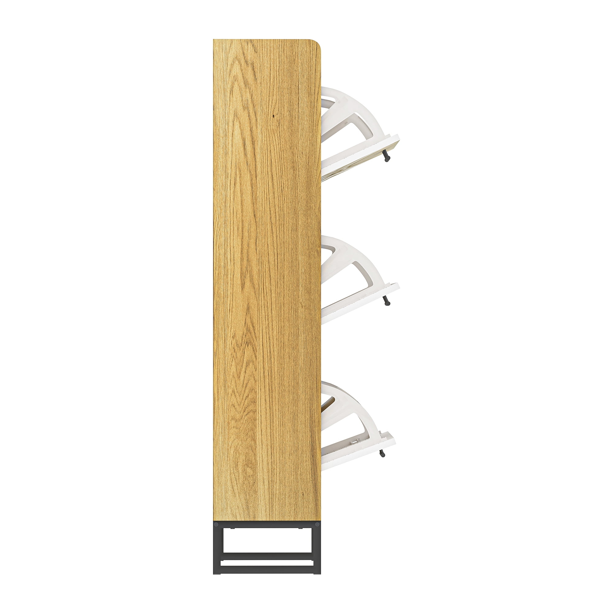 YYAo Entryway Shoe Cabinet, Shoes Storage Organizer Narrow Shoe Storage Rack with Flip Doors, Tipping Bucket Shoe Cabinet for Closet, Living Room, Brown YYAo Entryway Shoe Cabinet, Shoes Storage Organizer Narrow Shoe Storage Rack with Flip Doors, Tipping Bucket Shoe Cabinet for Closet, Living Room, Brown