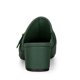 thumbnail image 4 of Zapatos Mulas Talón de Bloque Punta Estrecha Allegra K Verde oscuro 40, 4 of 7