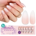 thumbnail image 1 of Gel de almendras corto Press on Nails Beetles Ombre, 224 unidades, para mujer, 1 of 7