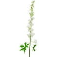 thumbnail image 3 of Northlight Real Touch™ White Delphinium Artificial Floral Stems, Set of 6 - 40", 3 of 9