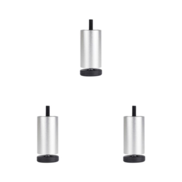 Matsuzay Reemplazo fácil con patas de muebles elegantes y ecológicas únicas para gabinetes y alacenas Pata de de operación plateada 10 cm 1 Type1 NO1