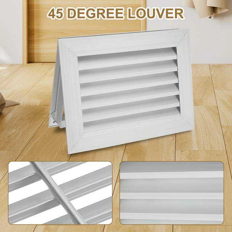 Uxcell Door Air Vent Cover, Aluminum Grille Ventilation Cover