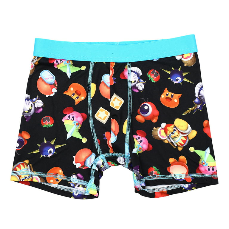 Kirby Character Print Multipack Boy's Boxer Briefs-Size-10 